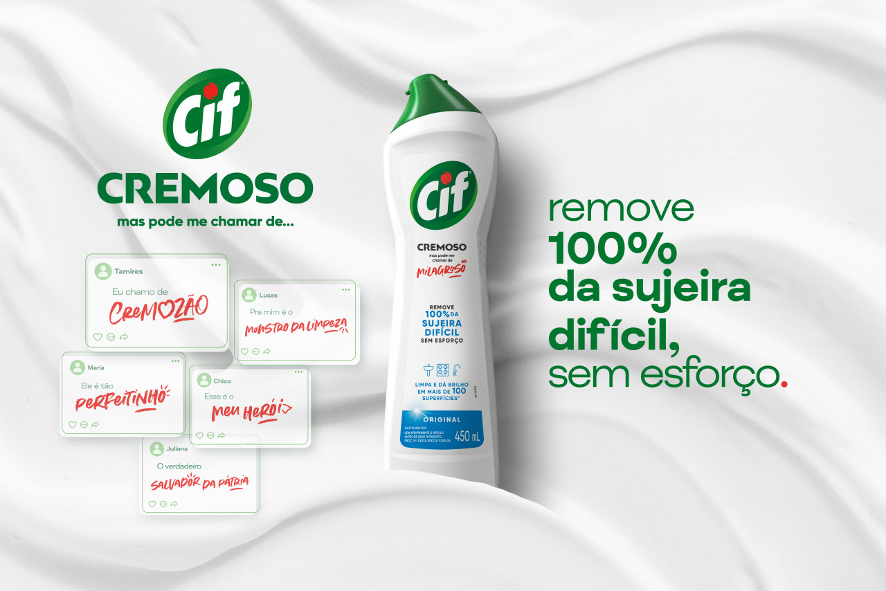 Cif cream bottle KV Sinta a limeza acontecar 