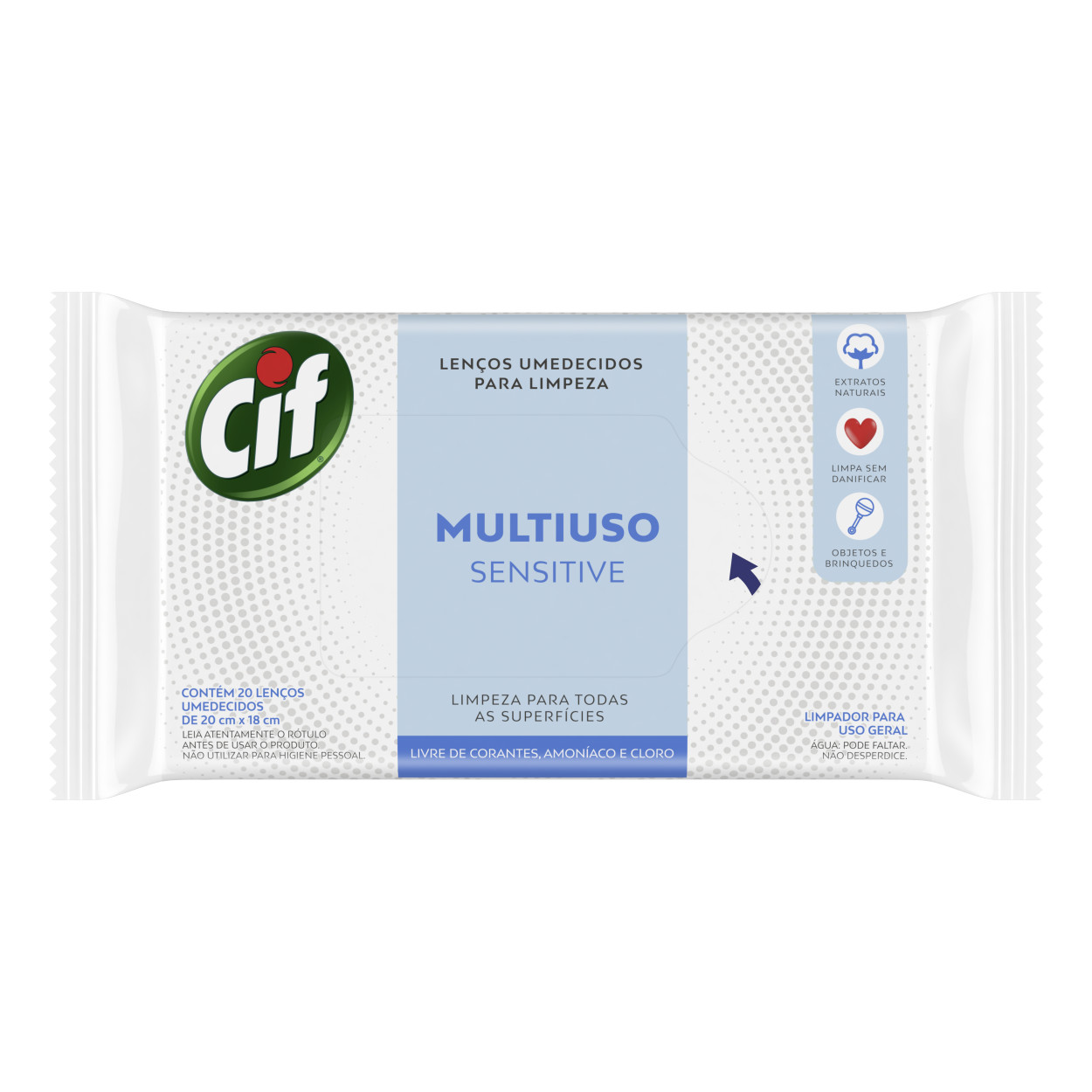 CIF Multiuso Sensitive Wipes
